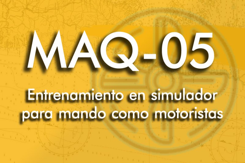 Entrenamiento en simulador para mando como motoristas